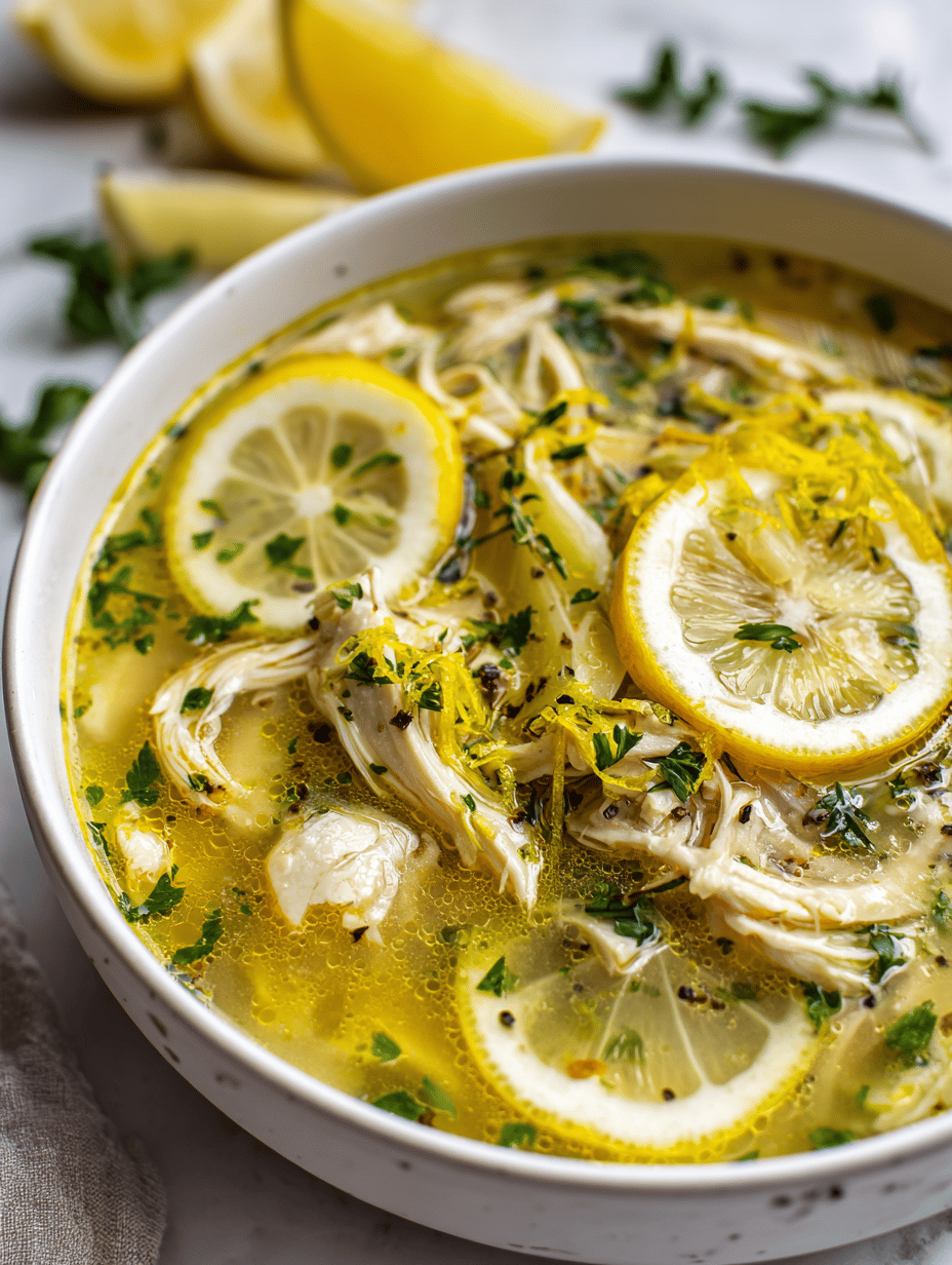 lemon chicken soup recipe