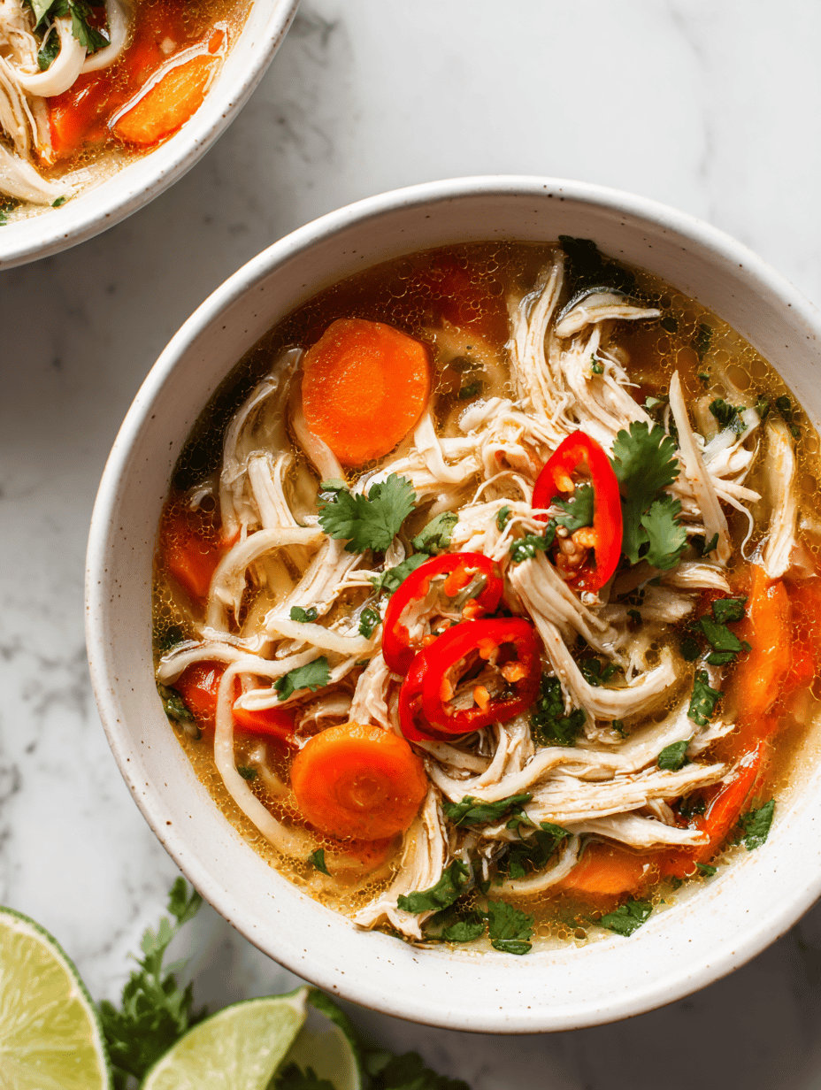 spicy chicken soup recipe