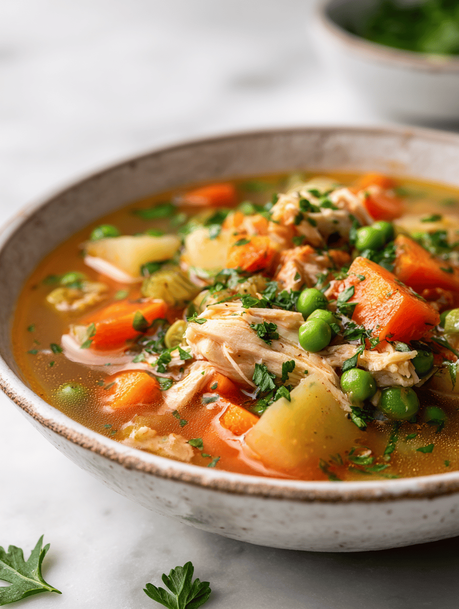 chicken vegetable soup recipe