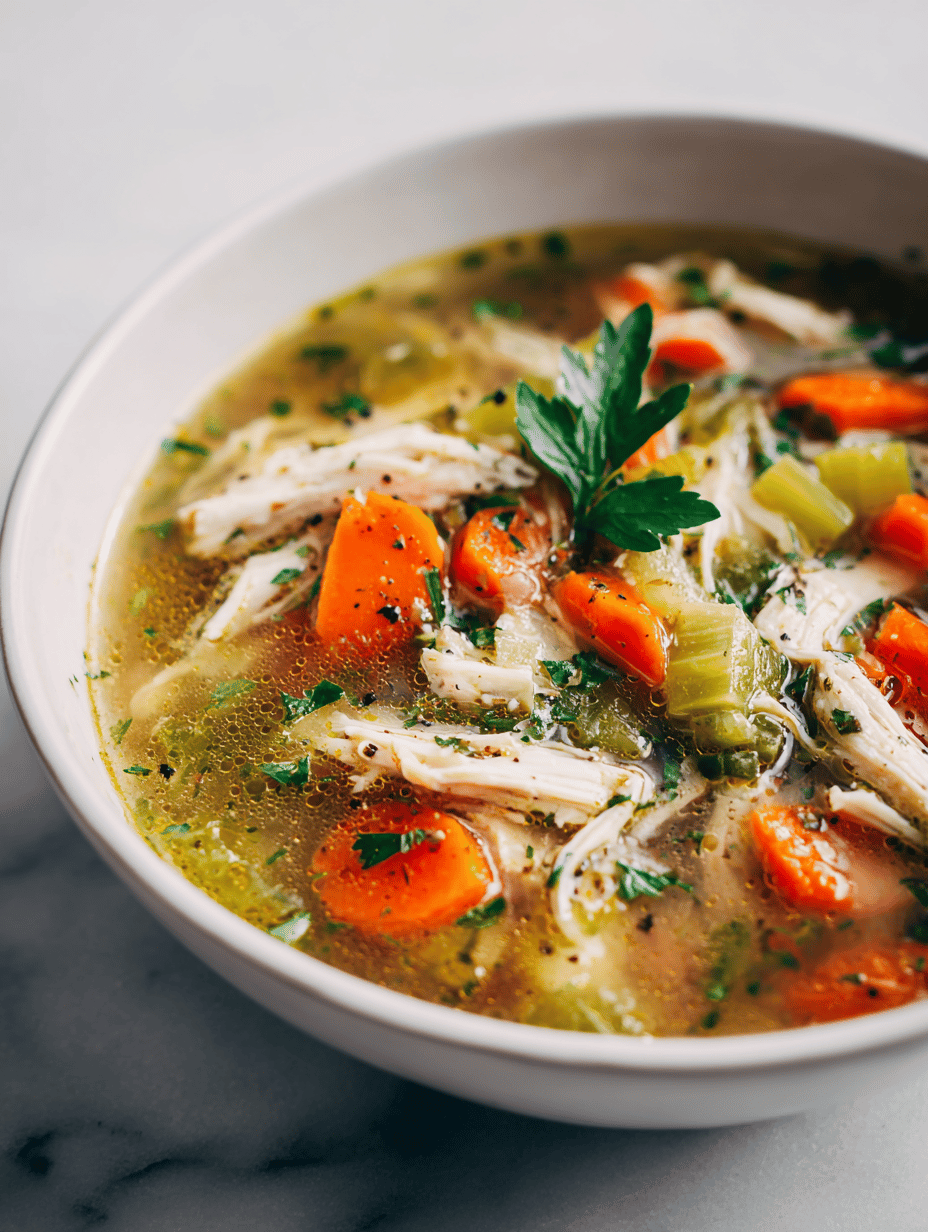 healing chicken soup recipe