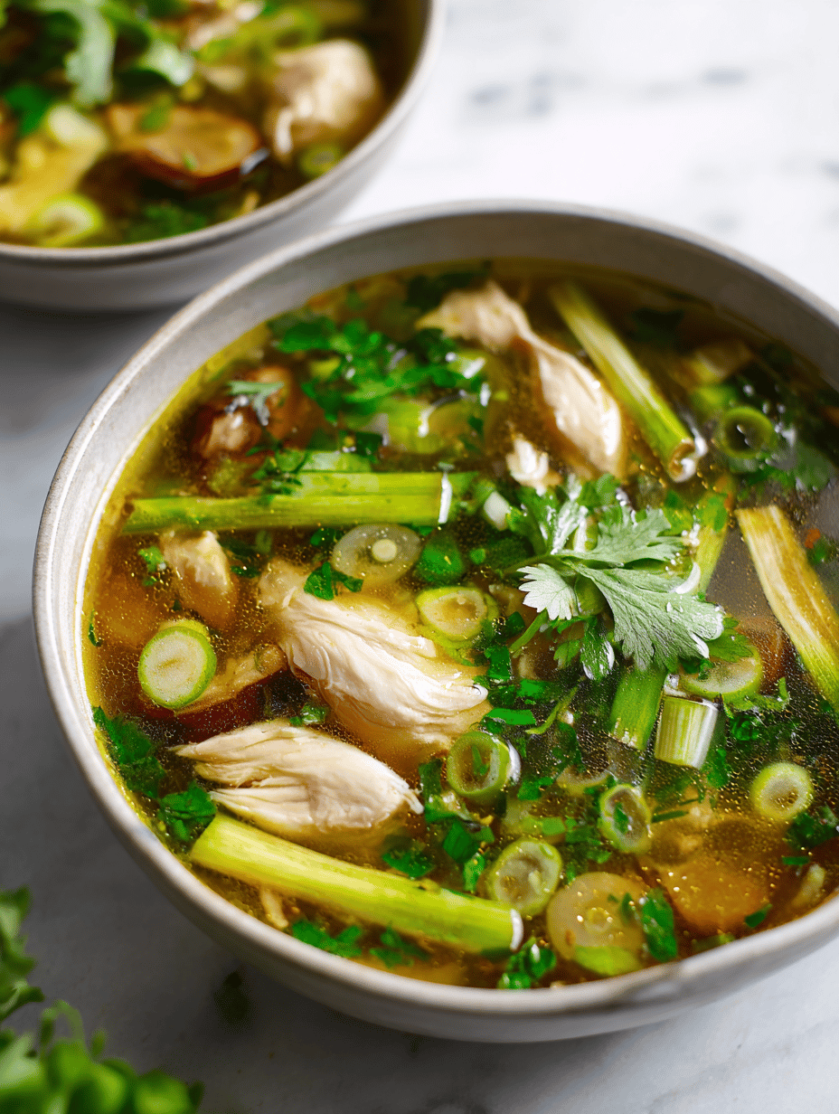 healthy chicken soup recipe