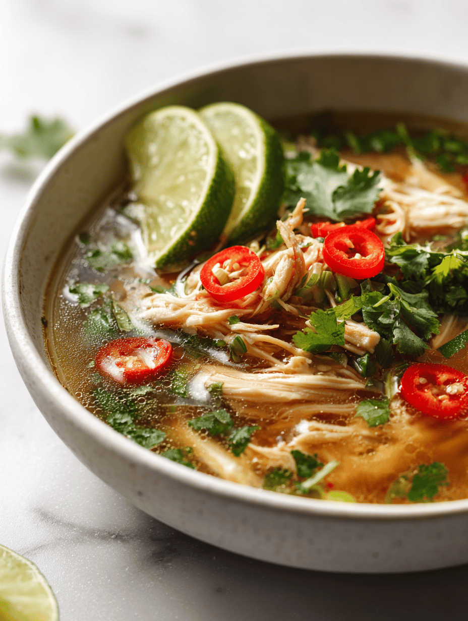 Thai chicken soup recipe